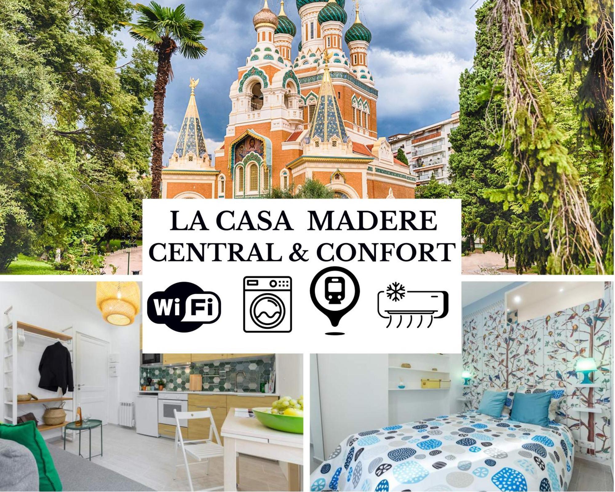 La Casa Madere- Centre Ville Pres Gare - Wifi -Confort Et Cosy Pres Des Transports En Communs Nicea Zewnętrze zdjęcie